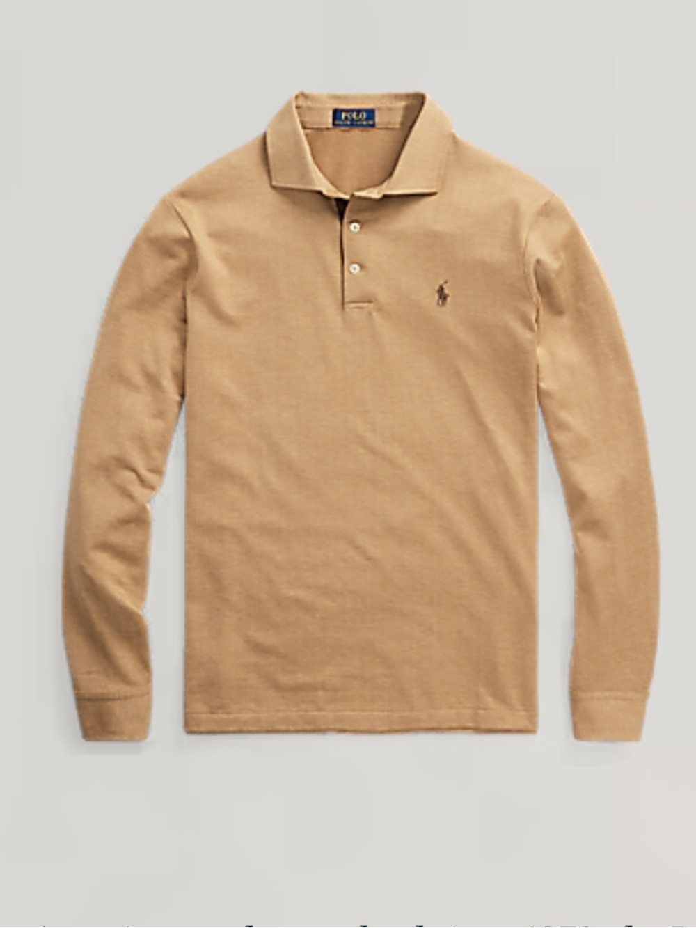 Polo by Ralph Lauren Slim Fit Long-Sleeve Polo Shirt in Herringbone